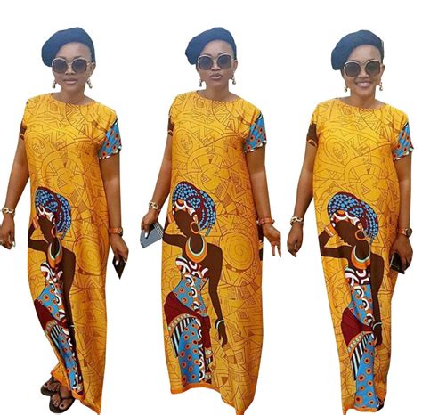 2017 Robe Africaine African Dresses Clothing Traditional Women New