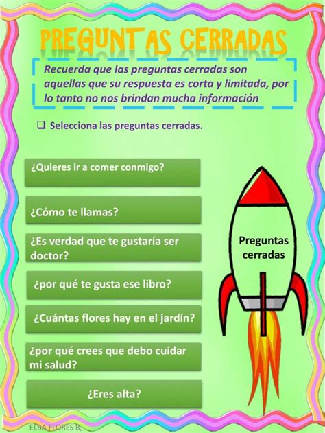A Poster With An Image Of A Rocket On It And The Words Preguntass As