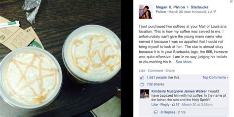 Starbucks Apologizes To Louisiana Woman For Satanic Latte Art Huffpost