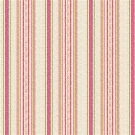 You've come to the right place! Pink & Green Stripe Linen Fabric - Traditional ...
