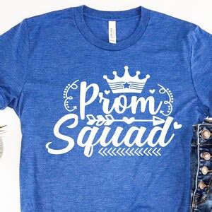 Prom Squad Prom Squad Tshirt Prom Shirt Group Prom Shirt Etsy