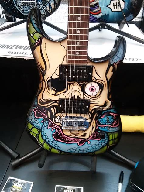 Another Badass Looking Guitar From Ron Paints Guitars Booth At 2016