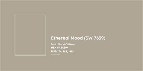 Sherwin Williams Ethereal Mood Sw 7639 Paint Color Codes Similar