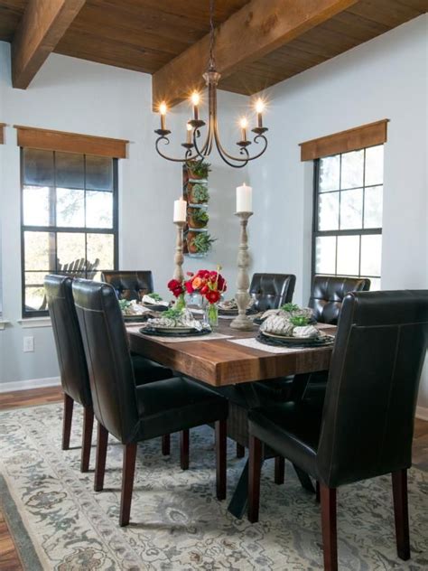 Fixer Uppers Best Dining Rooms And Dining Spaces Hgtvs