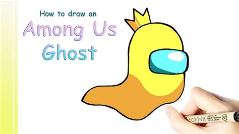 Learn How To Draw Among Us Crown How To Draw Among Us Ghost How To