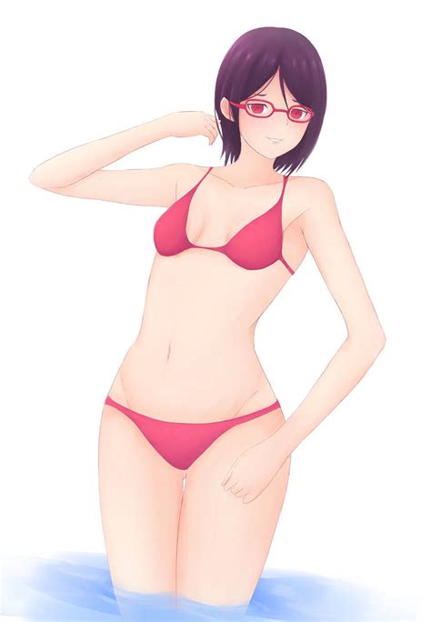 Uchiha Sarada Bikini By Kusumaart217 Resized By Kusumaart217 On Deviantart