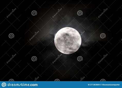 Last Full Moon Of Winter 2023 Editorial Stock Image Image Of Full