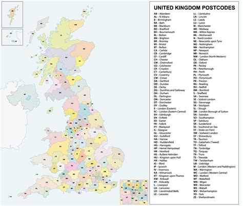 Uk Postcodes By Region - Uk Postcode Map Mapporn