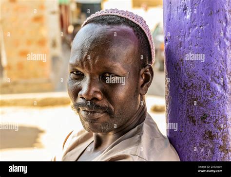 Sudanese Man Abri Northern State Sudan Stock Photo Alamy