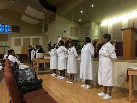 Practice Makes Perfect As Church Ushers Work On Their Skills