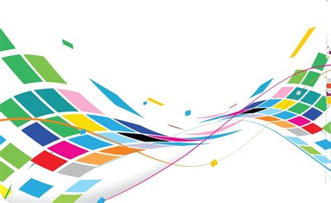 Abstract Wavy Design Colorful Background Vector Free Vector Graphics