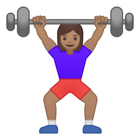 🏋🏽‍♀️ Woman Lifting Weights Emoji With Medium Skin Tone Meaning