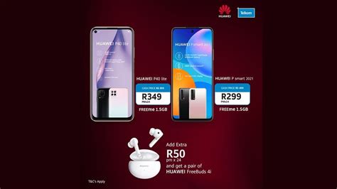 Huawei South Africa Latest Offer On Huawei P40 Lite And P Smart 2021