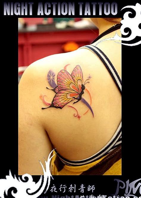 Fairy With Butterfly Wings Tattoo Fairy Tattoo Fairy Tattoo Designs Butterfly Wing Tattoo