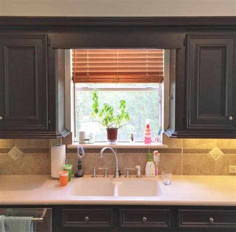 Those Pesky Little Kitchen Windows And How To Make Them Look Bigger