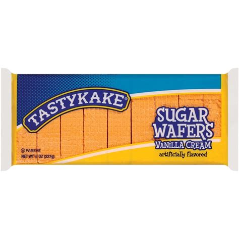 Tastykake Vanilla Cream Sugar Wafers 8 Oz Instacart
