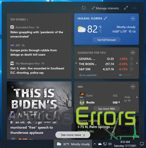 How To Remove The News And Interests Widget On The Windows 10 Taskbar