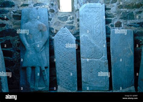Celtic Stone Carvings Stock Photo Alamy