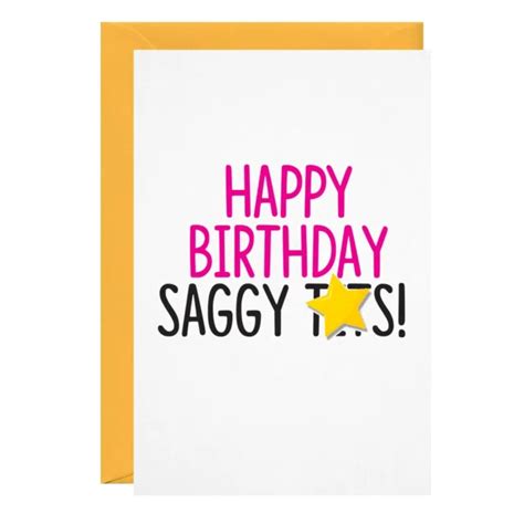 happy birthday saggy tits funny birthday cards for friend wife friends gg 0104 5 06 picclick