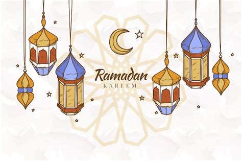Ilustración Plana Del Concepto De Ramadán Vector Gratis