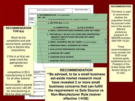 Ppt Small Business Training Dd Form 2579 Powerpoint Presentation