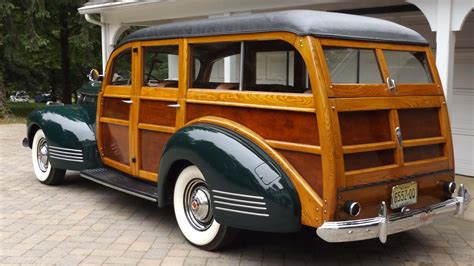 1941 Packard 110 Station Wagon Woodie Classic Old Vintage