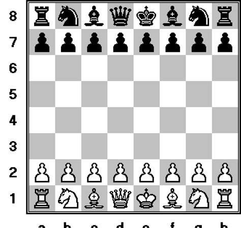 Free Printable Chess Board Template