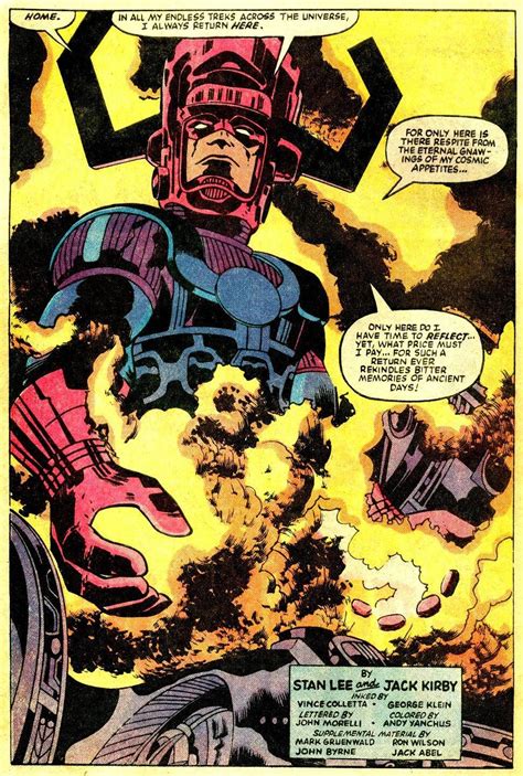 Origin Of Galactus By Jack Kirby Jack Kirby Art Jack Kirby Comic