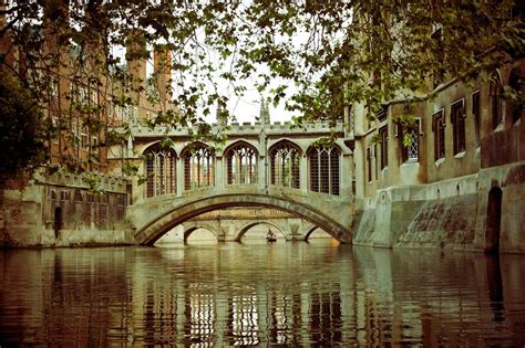 The Bridge Of Sighs At Cambridge University In England Named After The
