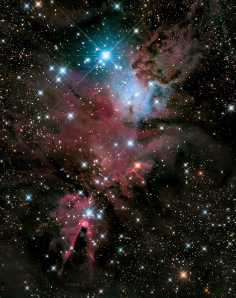 Ngc 2264 Cone Nebula Christmas Tree Cluster Don Robertson Astrobin