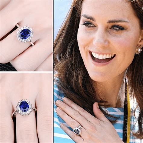 Made from 18ct white gold, the watch was set with 132 emerald cut diamonds, totalling almost 30 carats. Princess Diana's Royal Engagement Sapphire Ring | Royal ...