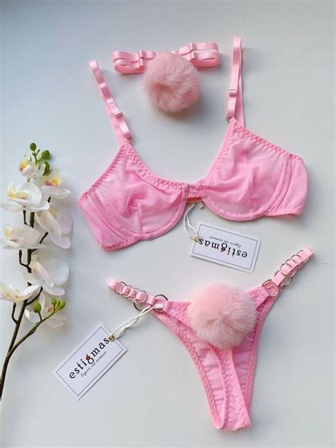 lencería aesthetic que te hará sentir hermosa todo el día ropa interior rosa lenceria