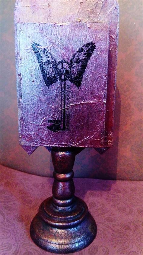 Pin By Amelia Hardy On My Altered Art Altered Art Decor Lamp
