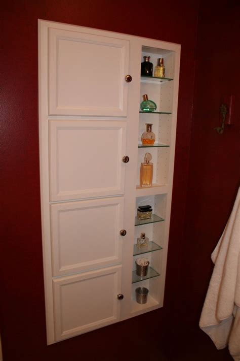 These inset cabinet doors come in varied designs, sure to complement your style. Recessed wall storage | Wall Storage | Pinterest