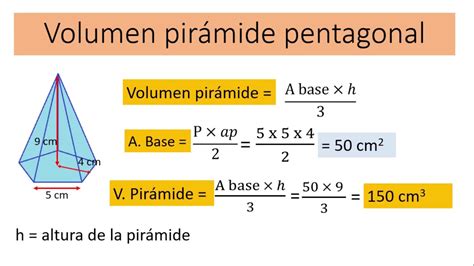 Calcular El Volumen De Una Piramide Pentagonal Printable Templates Free