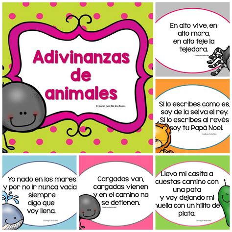 10 Ideas De Adivinanzas Actividades Escolares Mini Libros Animacion A