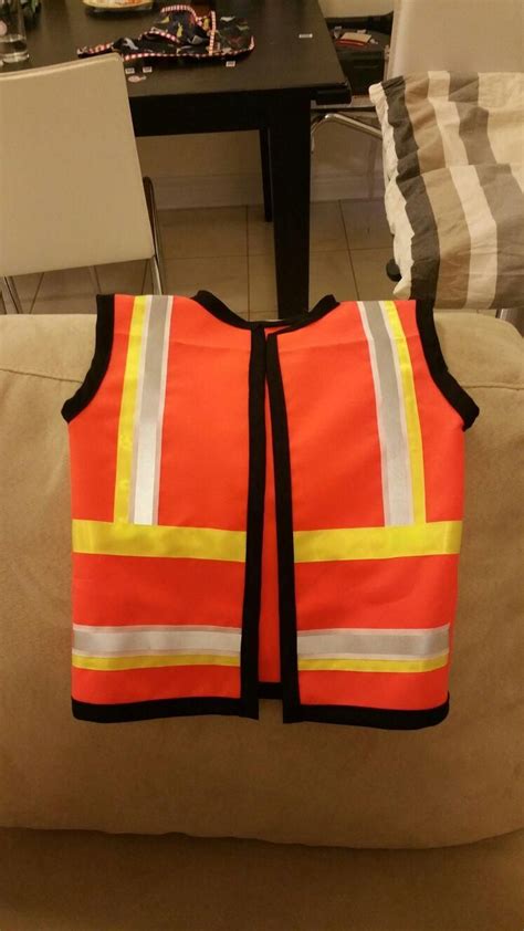 Fo Made My Son A Safety Vest For Halloween He Loves