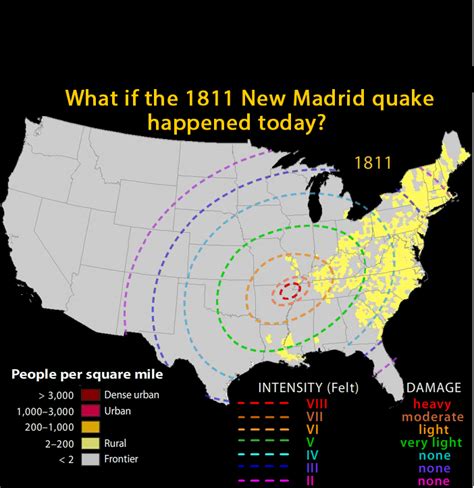 New Madrid What If The 1811 12 New Madrid Earthquakes Happened Today