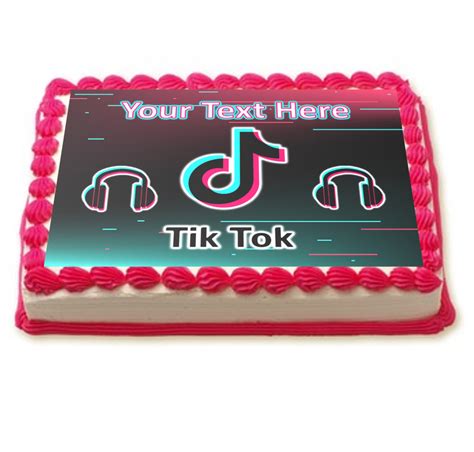 Tik Tok Logo Dollar Signs Edible Cake Topper Image Abpid51986 Lupon