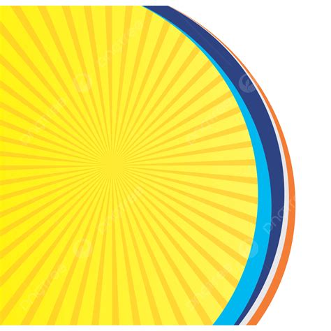 Creative Yellow Round Curve Shape Banner Vector Shape Round Banner
