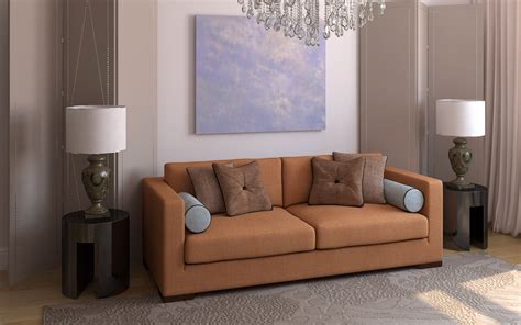Wallpaper Space Brown Interior Design Sofa Floor Style Lamps