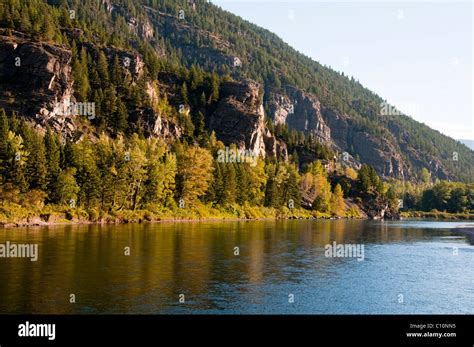 Flathead Riverglacier National Parkmontanausa Stock Photo Alamy