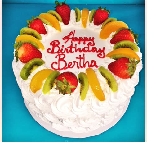 Fruit basket cake fresh fruit tops this basket cake. Fruit Birthday Cake - Custom Cake Design