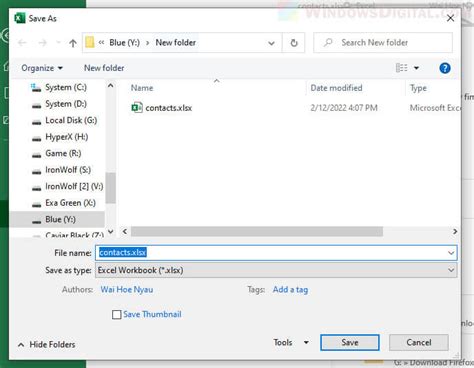 How To Open Vcf File Or Convert It To Excel In Windows 11 Spreadsheet