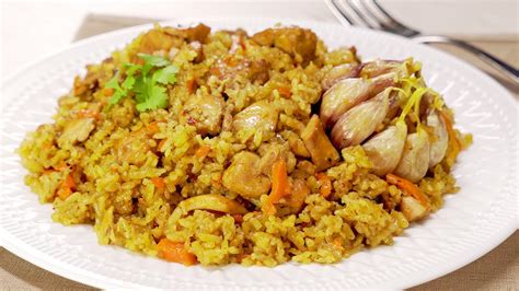 One Pot Chicken And Rice Pilaf Pilau Chicken Pulao Delicious Rice