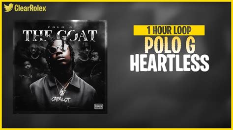 Polo G Heartless 1 Hour Loop Ft Mustard Youtube