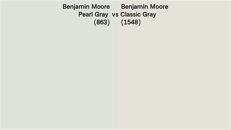 Benjamin Moore Pearl Gray Vs Classic Gray Side By Side Comparison