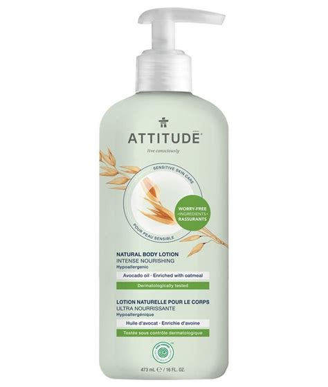 Natural Body Lotion For Sensitive And Dry Skin I Attitude Natural