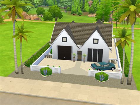 Domy W The Sims 4 Bez Dodatków - Przegląd Galerii - Domy parterowe w The Sims 4 - DOTsim
