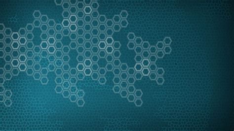 Teal Poster Digital Art Abstract Shapes Hexagon Hd Wallpaper
